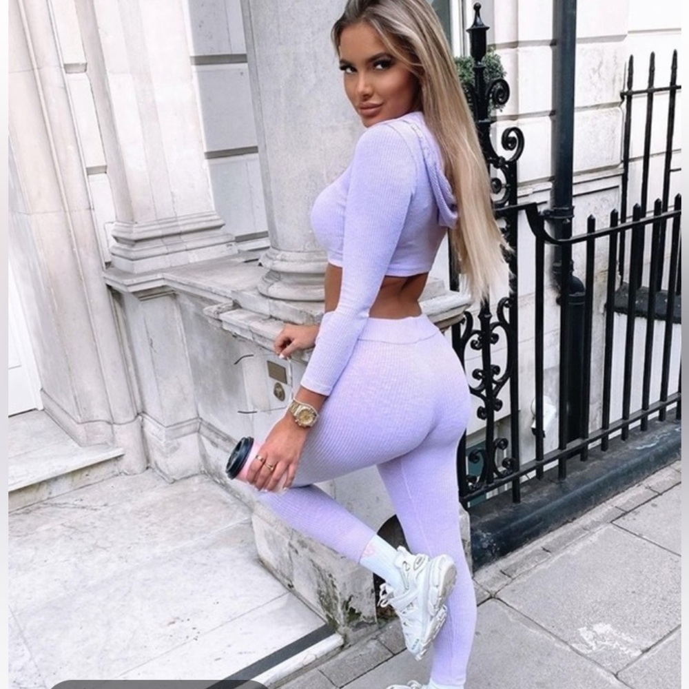 Wanderlust Lounge Set in Lavender Sz S